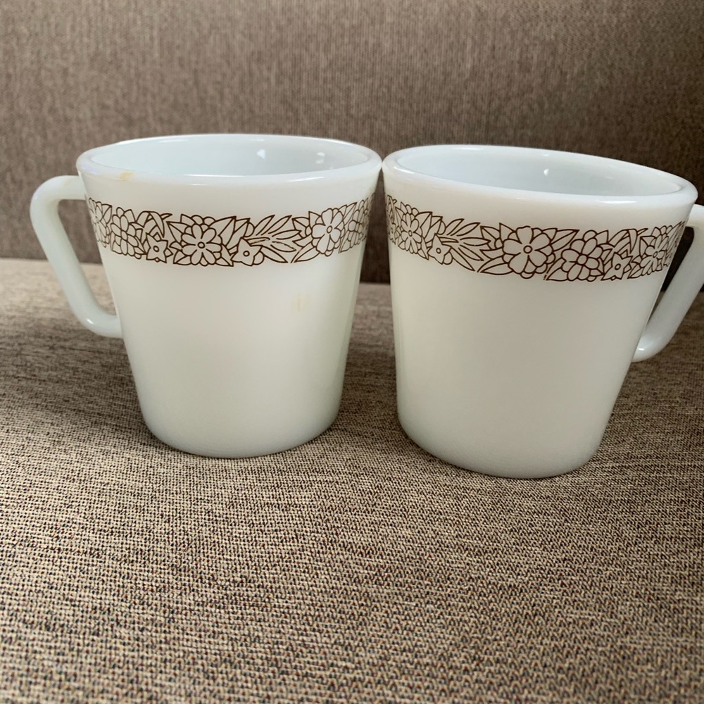 Vintage Pyrex Mugs